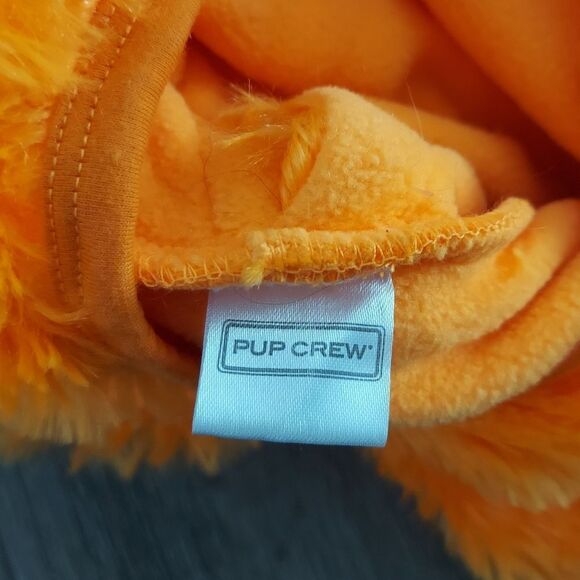 Pup Crew Dog Pumpkin Halloween Costume - Orange and Black - Medium - Picture 3 of 3